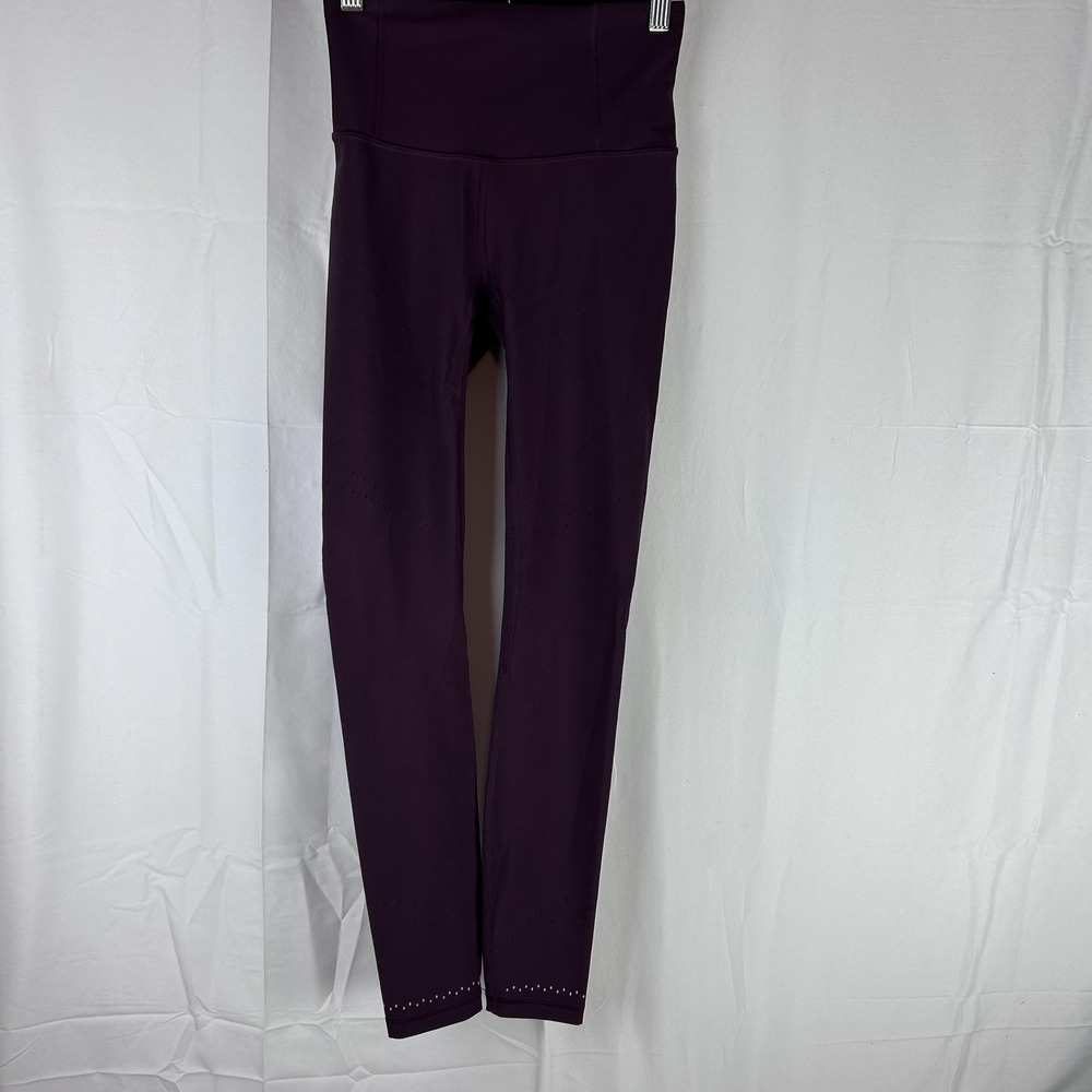 Lululemon‎ Pants Womens 4 Purple Fast free Tight High Rise Laser Cut Run